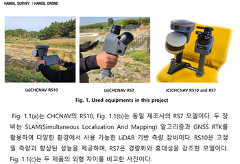 LiDAR CHCNAV RS10 및 RS7